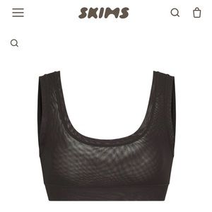SKIMS summer mesh top